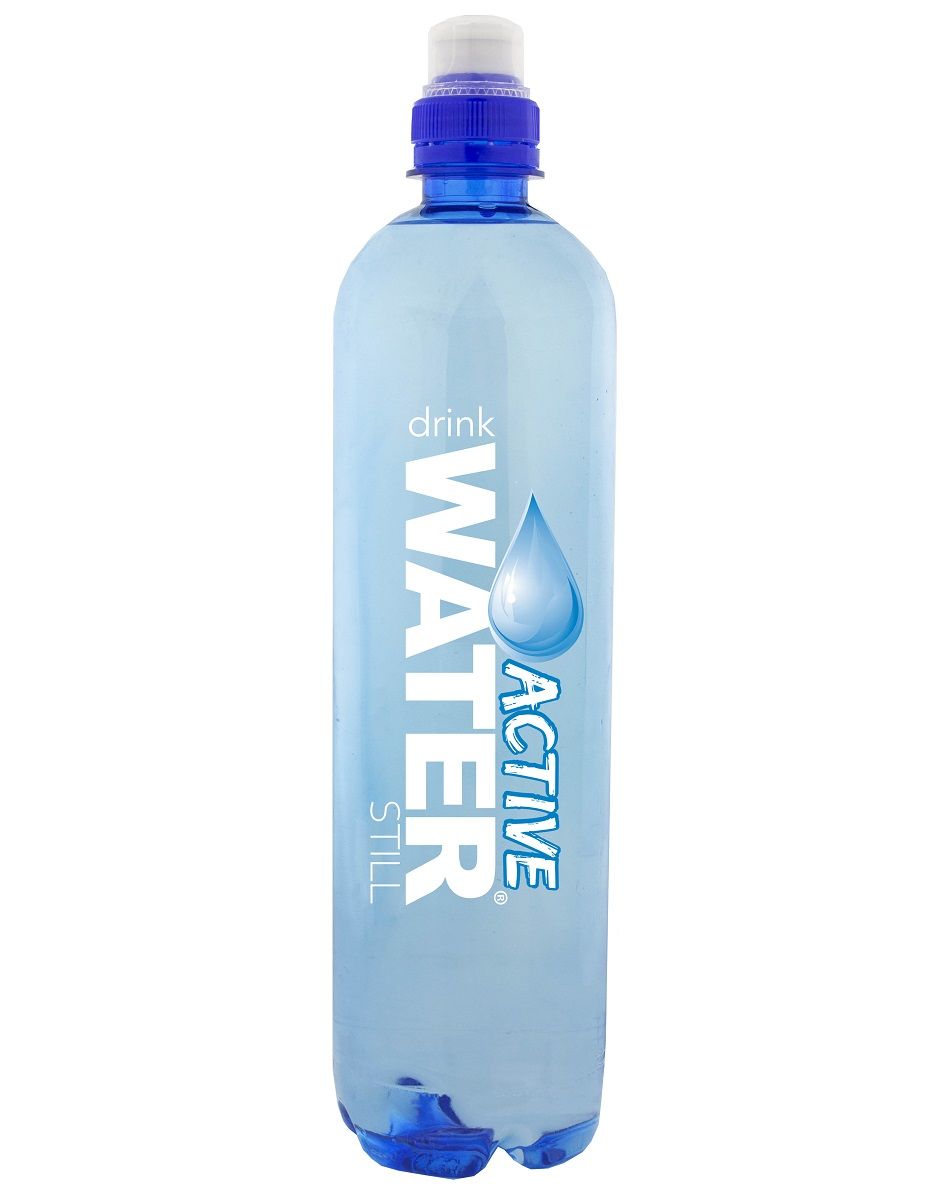 Drink Water Active 750ml Bottled Water Still Sport Pump Lid Pack of