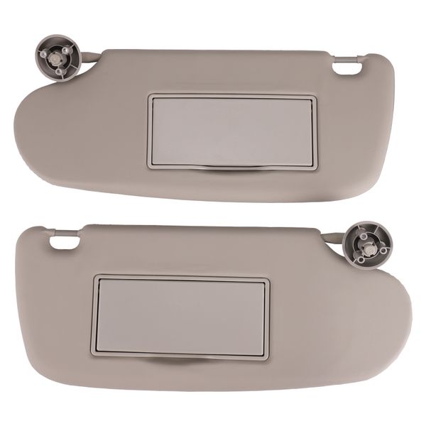 1Pair Car Sun Visors Shades Vanity Mirror 1902167 Compatible with Dodge