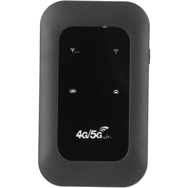 Portable Indoor Pocket Wireless LTE 4G Router SIM Card Slot-Black