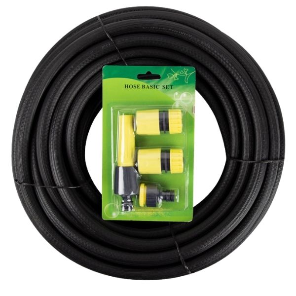 Dragline Garden Hose with Fittings 12mm - (25m)