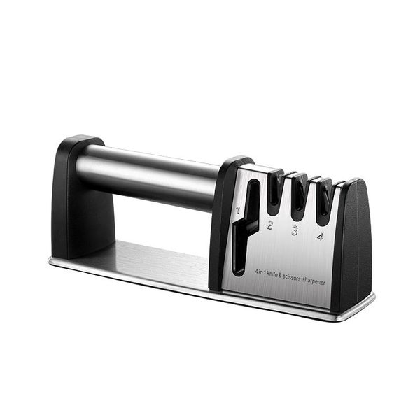4-in-1 Professional Sharpener for Kitchen Knives &amp; Scissors