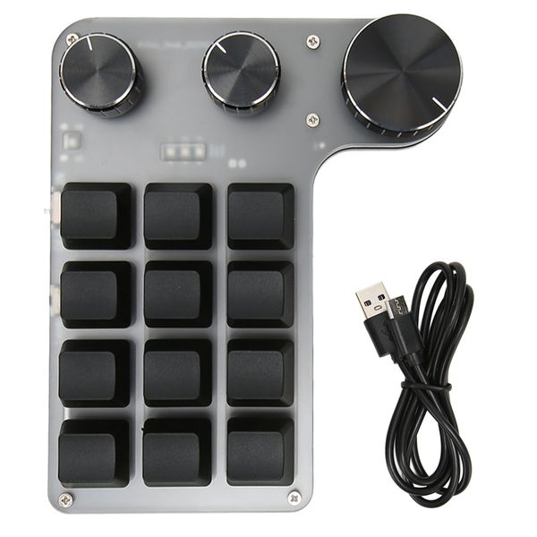 12 Key Wireless Keypad Red Switch, Waterproof