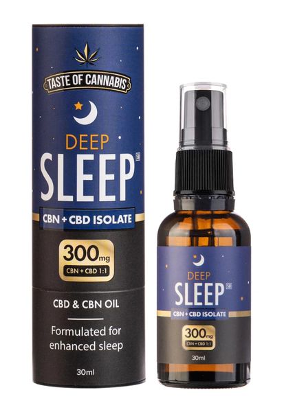 Taste of Cannabis - Deep Sleep CBD + CBN Oil - full spectrum