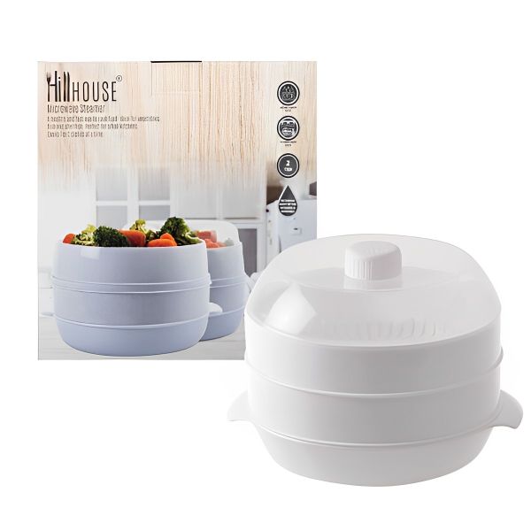 Hillhouse 2-Tier Microwave Steamer
