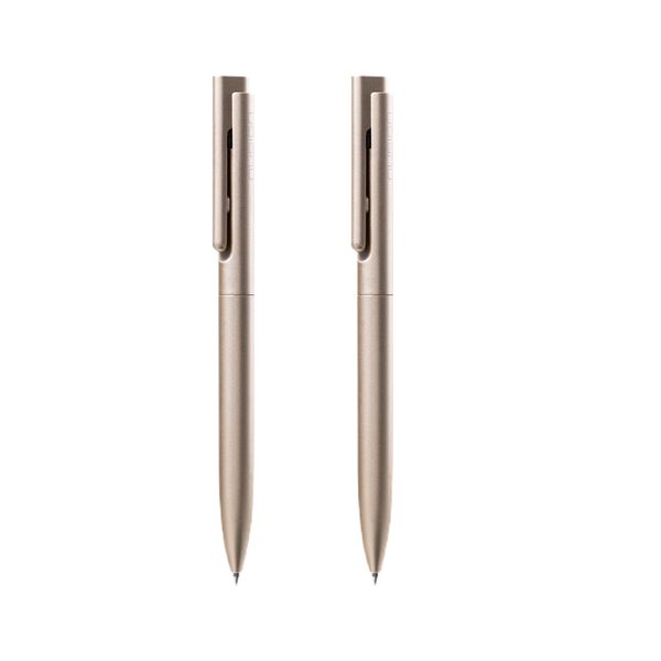 Nusign Stylish Nusign Gold design Gel Pen black ink 2pcs