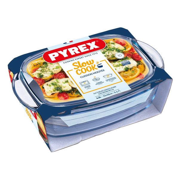 Pyrex Casserole Rectangular With Lid (4.5 l)
