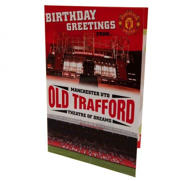 Manchester United Old Trafford Pop Up Greeting Card