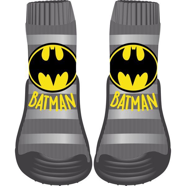BATMAN By DC Official Baby Socks With Non-Slip Rubber Sole -Superhero Style