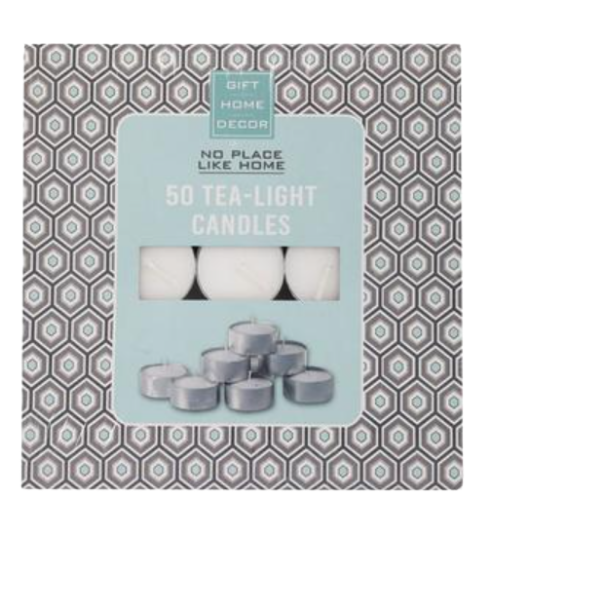 No Place Like Home - 50 Pack Tea Light Candle