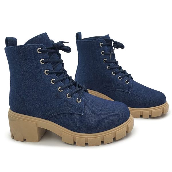 Womens denim boots