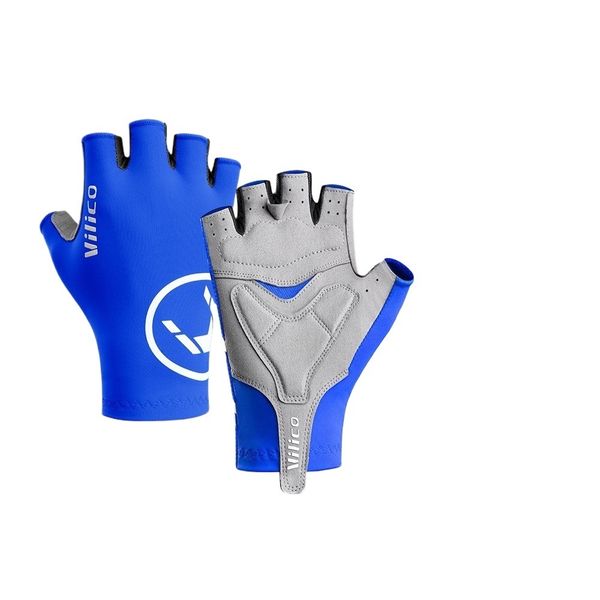 3 Pairs Blue Wear-resistant Sun Protection Gloves