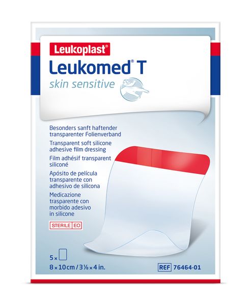 Leukoplast Leukomed T Plus SKIN SENSITIVE 8x10cm, 5 in Box
