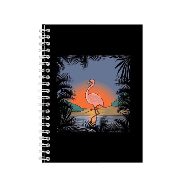 Beach Flamingo Notebook Summer Gift Idea Writing Book A4 Notepad Pad 23