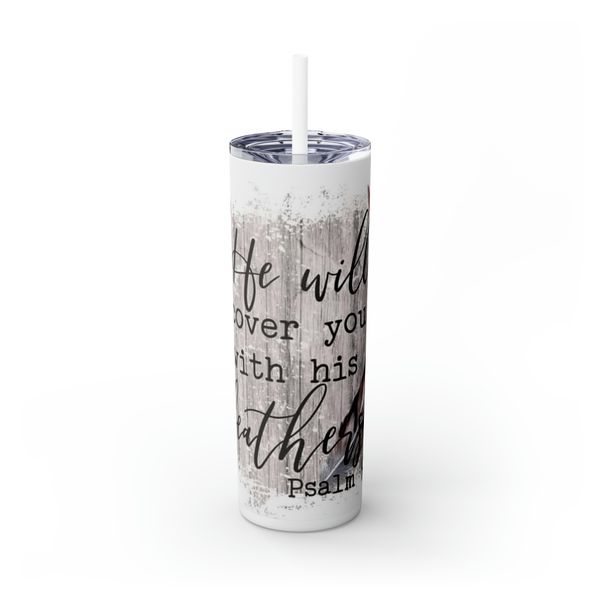 Psalm 91:4 600ml Double Walled Tumbler