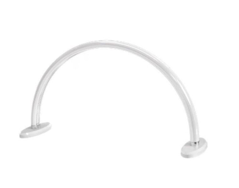 Half-Moon LED Desk Nail Beauty Lamp - White (Medium Sized: 51cm)