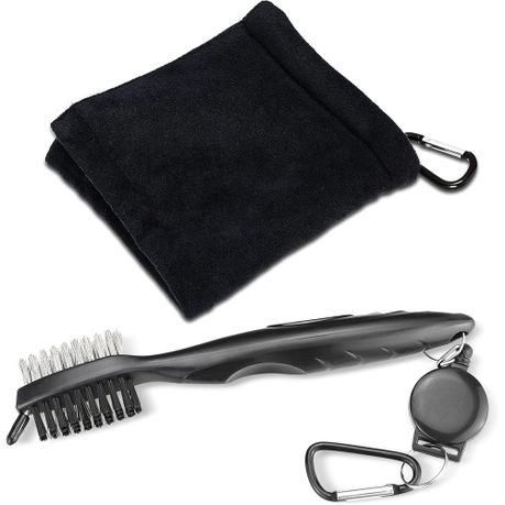 Golf Club Brush And Groove Cleaner Golf Towel Cleaning Set Brush Tool Kit Image