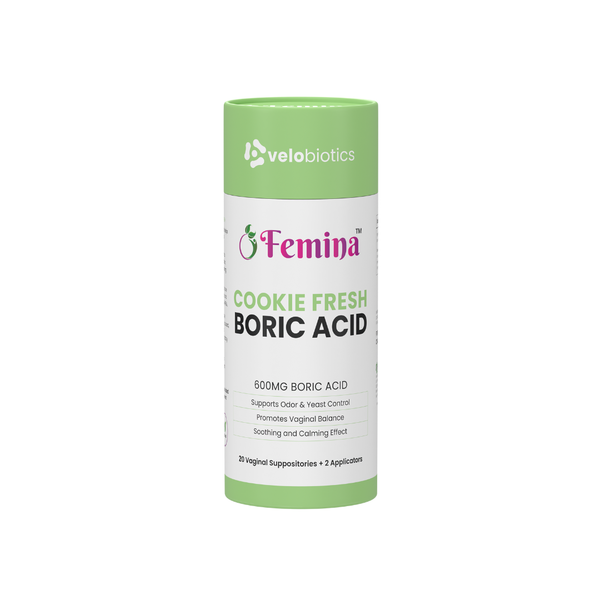 Femina Cookie Fresh Boric Acid Only Suppositories (20s)