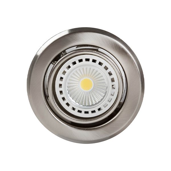 Eurolux - Downlight Tilt GU10 Satin Chrome