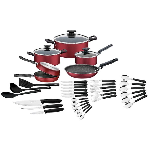Tramontina 38 Piece Aluminium Cookware with Internal Non-Stick Coating