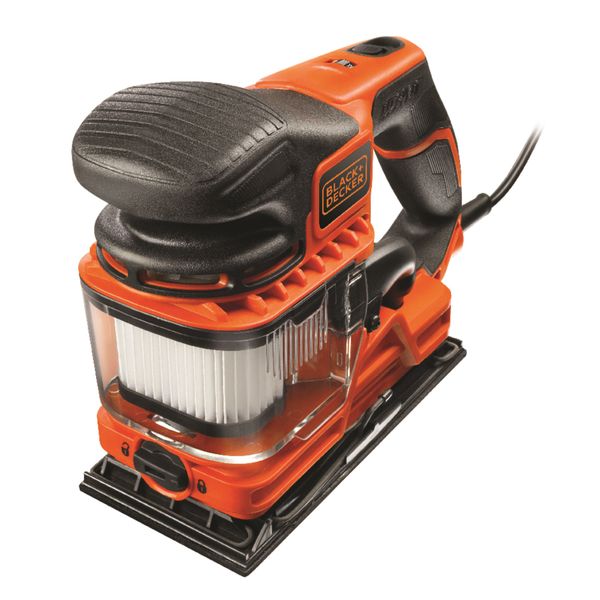 BLACK+DECKER - 270W DUOSAND 1/3 Sheet Sander with Kitbox and Accessories