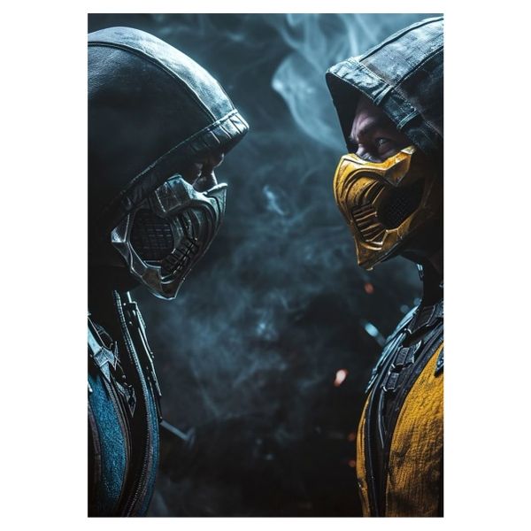 Sub Zero VS Scorpion - A1 Poster