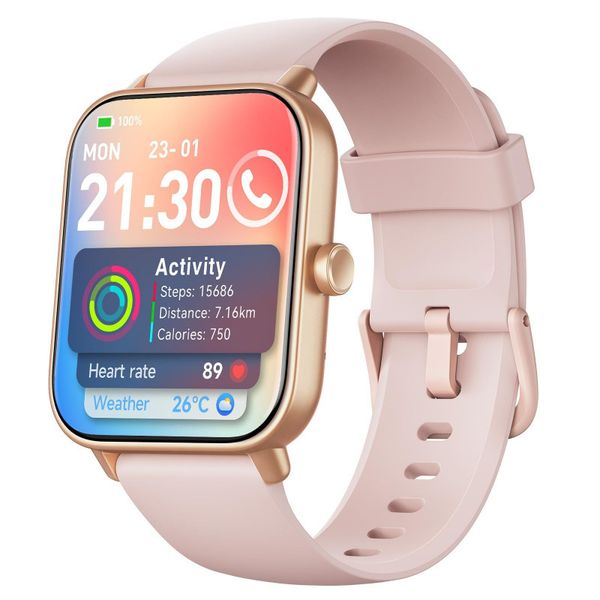 Women's Smartwatch, 1.85 Inch HD Display Compatible with iPhone/Android