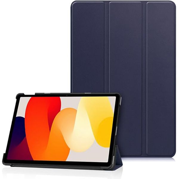 Tri-Fold Portfolio Case compatible with Honor Pad X9 - Blue