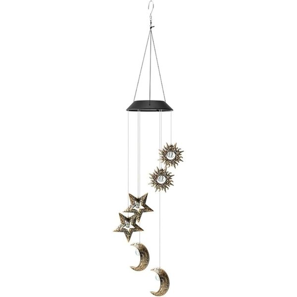 Outdoor Solar Wind Chimes Courtyard Decoration