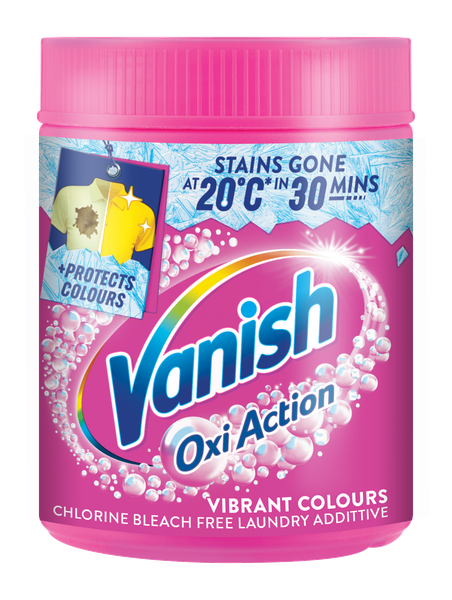 Vanish 500g, Laundry Stain Remover, Power O2 Pink, Multi-Action Powder
