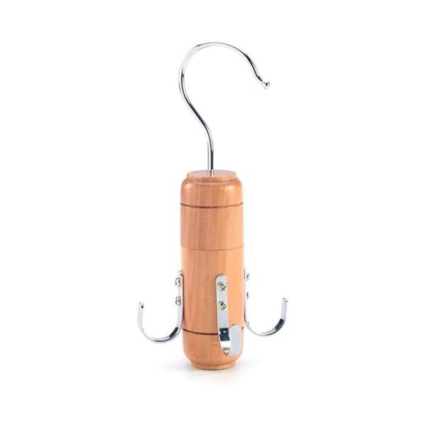 Belt Hanger, Wood, 4 Hook