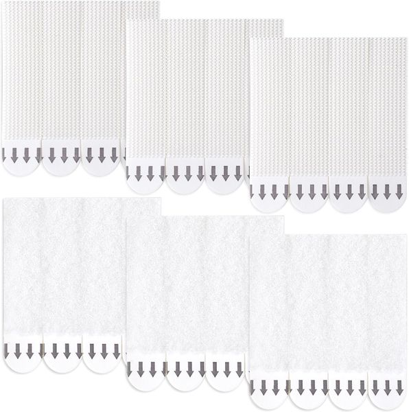 Picture Hanging Strips Heavy Duty - 12 Pairs /24 Strips