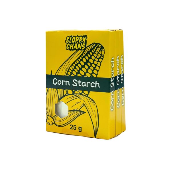 Sloppy Chans Corn Starch 25g 3 Pack