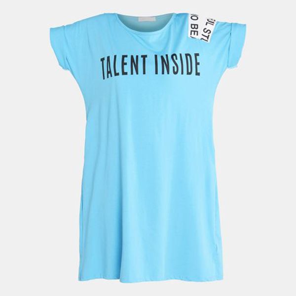 UB Creative Cotton Knit Talent Dress - Blue