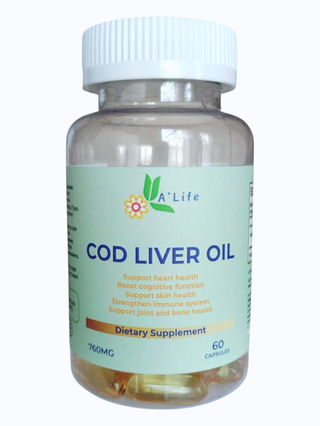 Cod Liver Oil 760mg (60 Softgels)