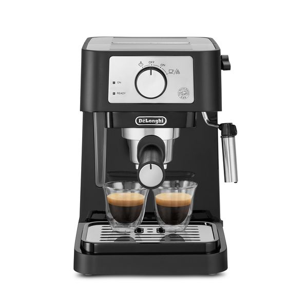 Delonghi - Stilosa Manual Pump Espresso Machine - EC260BK