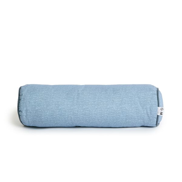 George &amp; Mason Baby - Cot Bumper Bolster - Textured Blue