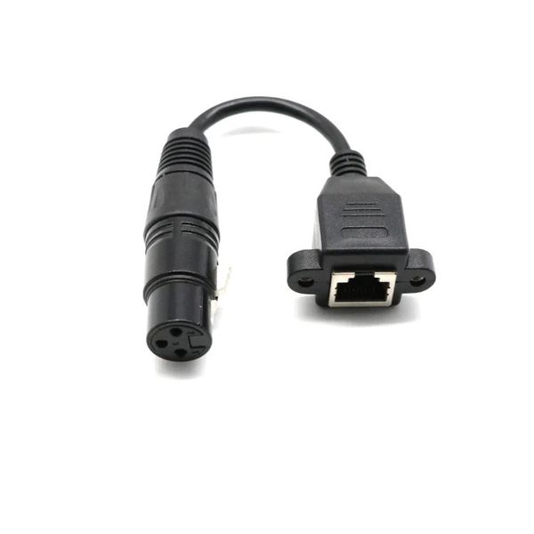 3 Pin Female To RJ45 Cable Adapter 0.3M- SD