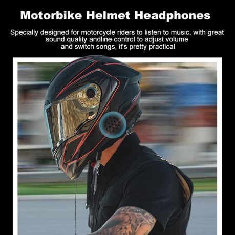 Motorbike helmet online audio