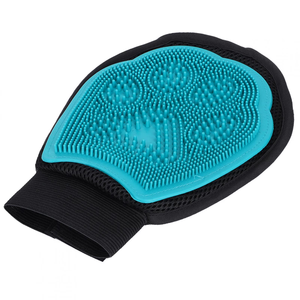 Pet Grooming Brush Mitt 1-Pack - Deshedding Glove for Dogs &amp; Cats