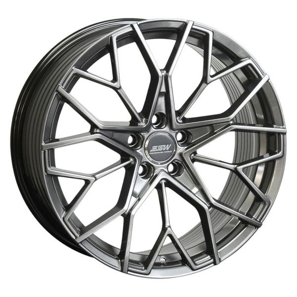 19" Rim Flotec F123-F1I01 5/112/114 Alloy Mag Wheels Hyper Black Dark -Set