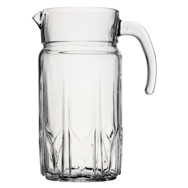 Jug 1.5L Karat Glass Diamante Cut-Glass Patterned Base