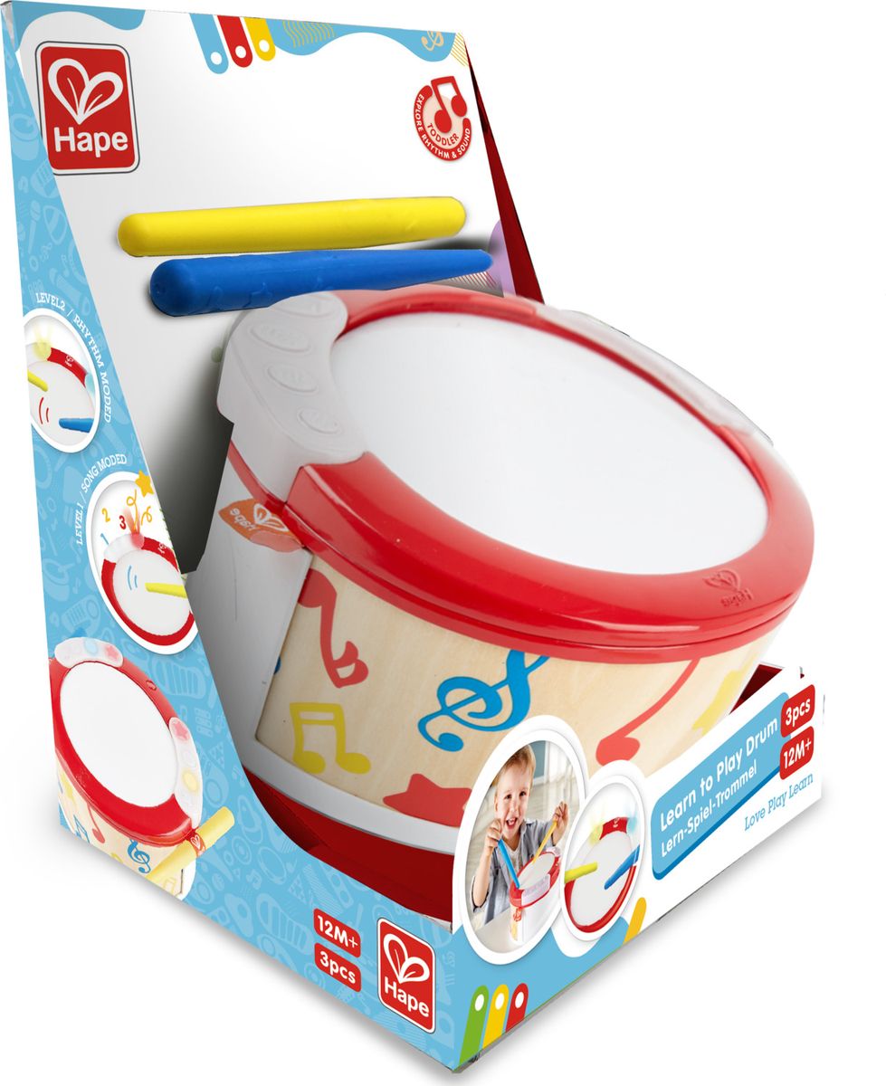 Hape Learn With Lights Drum Shop Today. Get it Tomorrow!