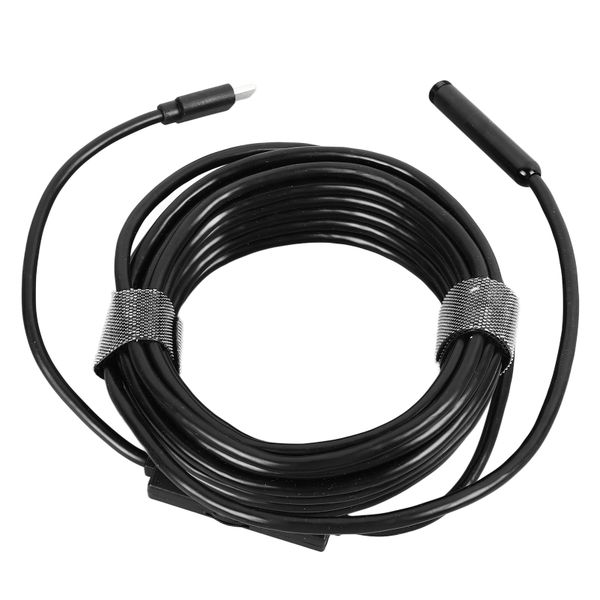 5MP HD Sewer Inspection Camera with Light, IP67 Waterproof Endoscope 5m