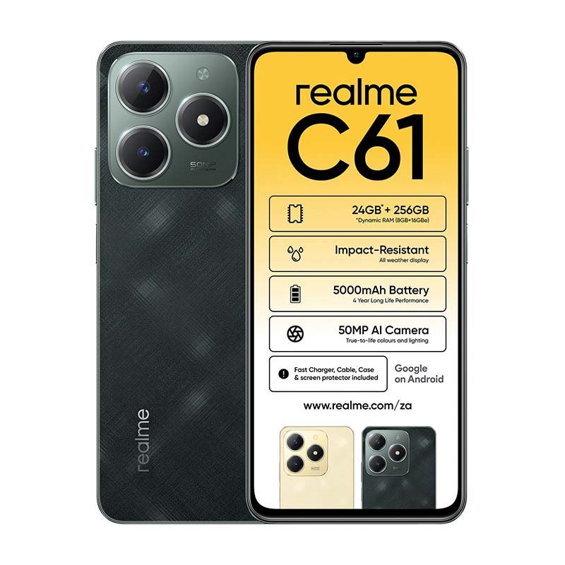 Realme C61 256GB LTE Dual Sim - Dark Green