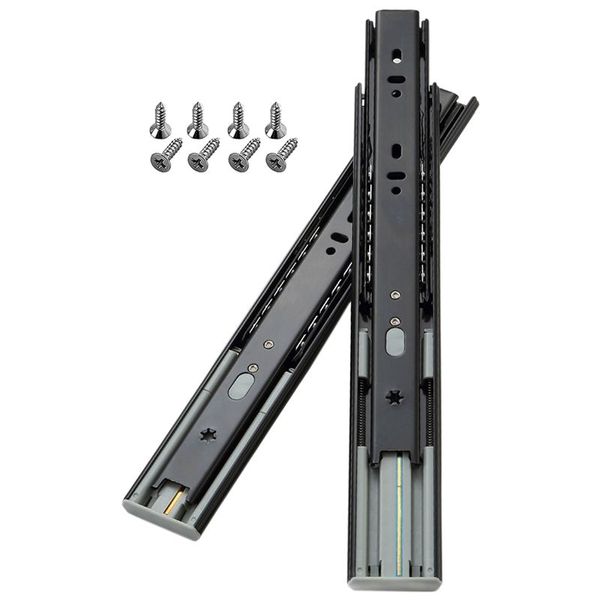 Cabinet Thickened 3-Section Buffer Mute Drawer Slide 3-Section Track