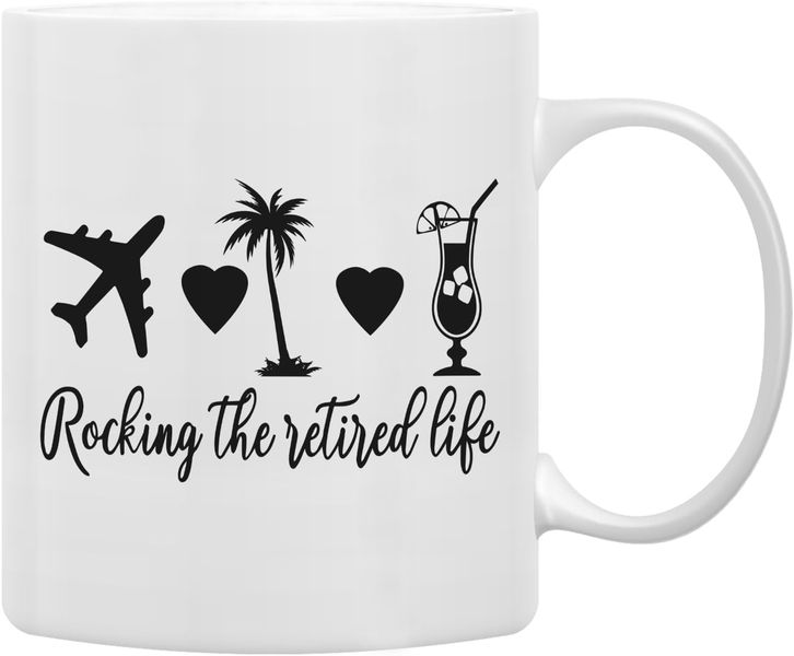 Rocking the retired life-Father's day-Mother's day-Christmas-Valentines Mug