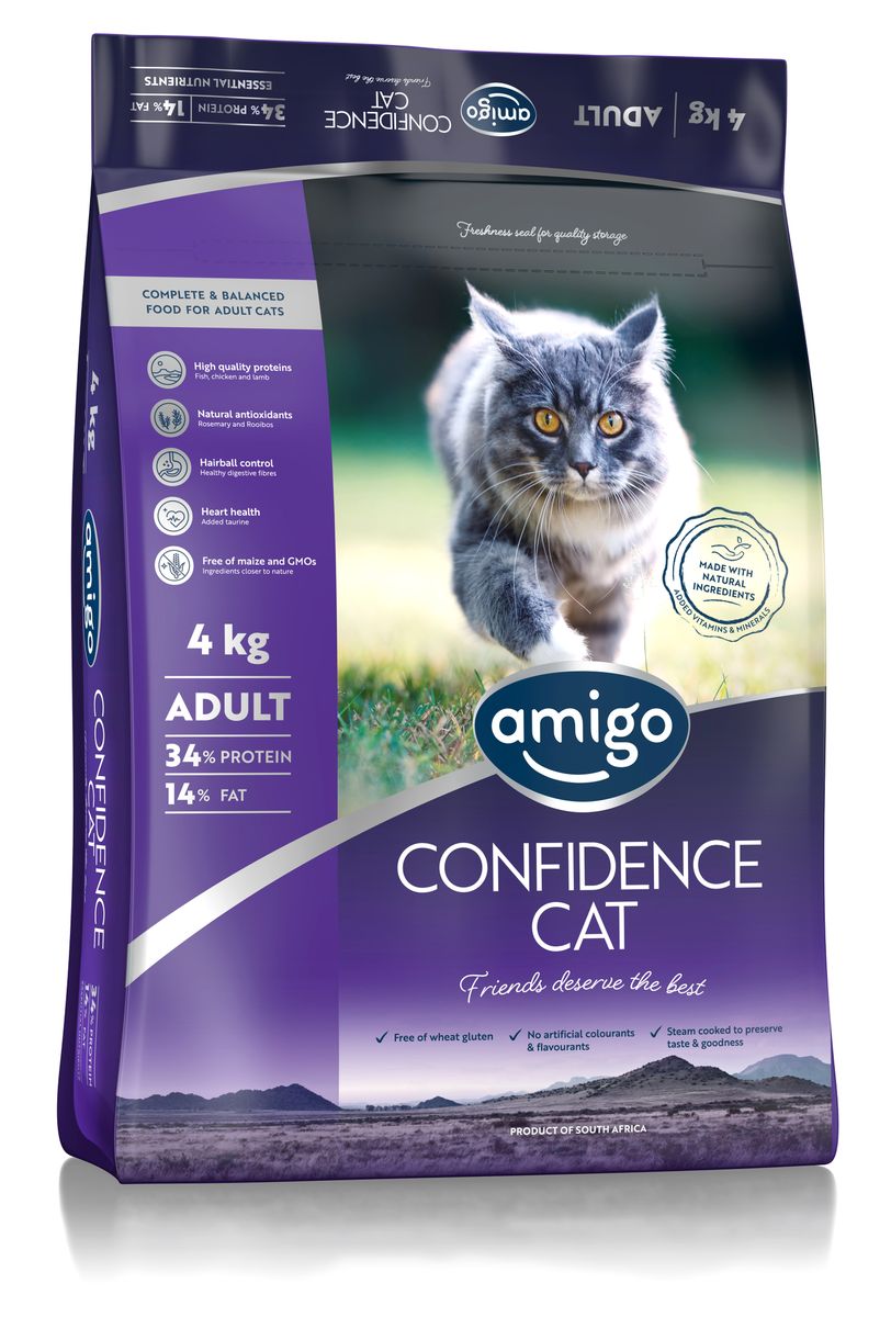 Amigo Pet Food - Confidence Cat Adult 4Kg | Shop Today. Get it Tomorrow ...