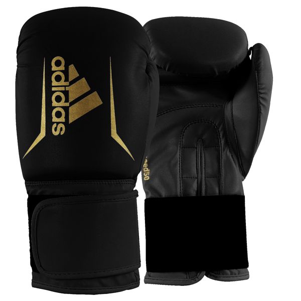 adidas Speed75 Boxing Glove Blk/Gld 10-Oz