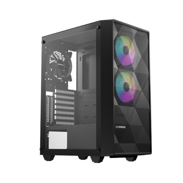 Raidmax X902TBF | ATX|Micro-ATX|ITX ARGB Mid-Tower Gaming Chassis - Black