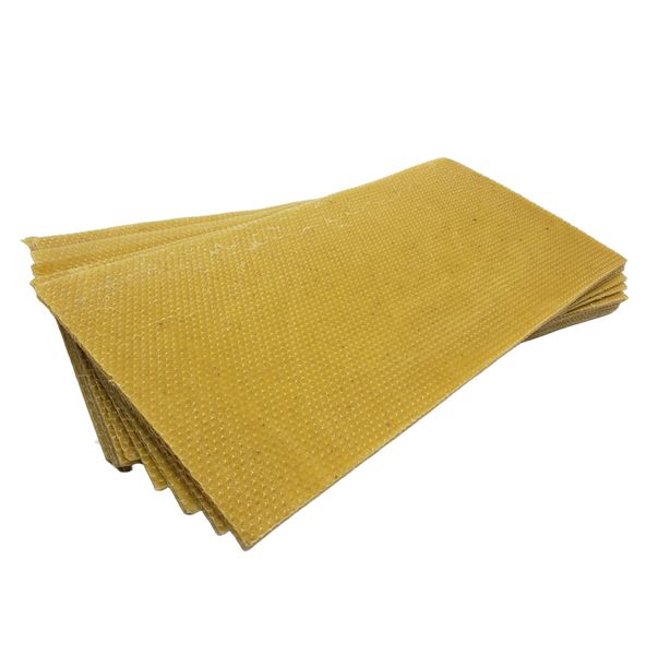 Wax Foundation sheets - Beeswax sheets - 20 Sheets